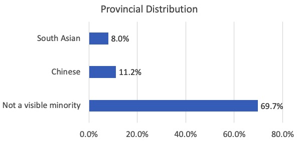 Provincial visible minorities