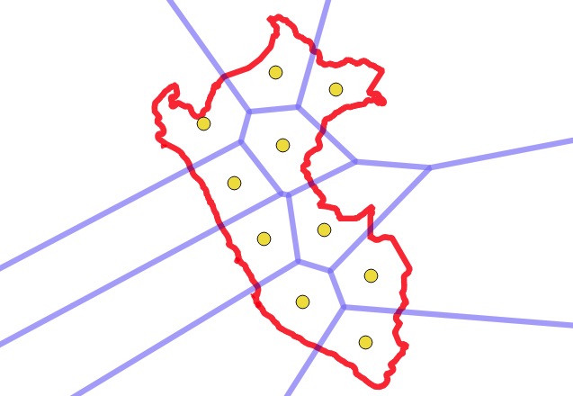 Voronoi of Centrois